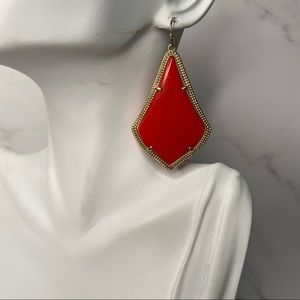 Kendra Scott Alexandra Earrings in Red